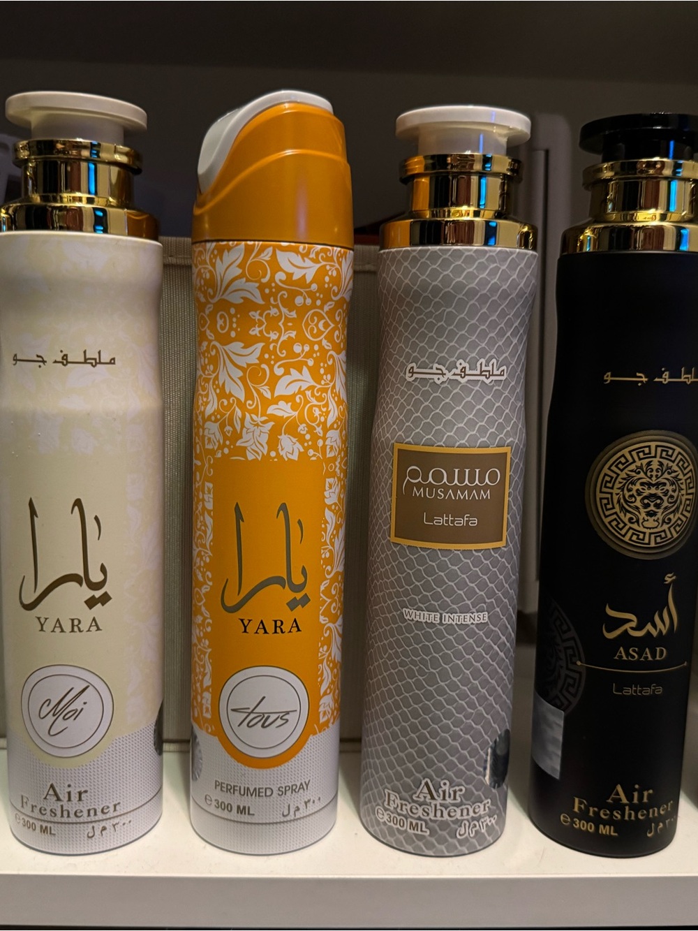 YARA Perfumed Air Freshener Sprays